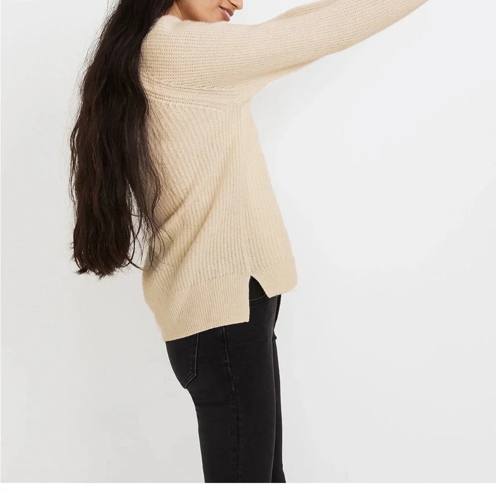 Ribbed wool blend Lyle Henley Sweater - Picture 8 of 8